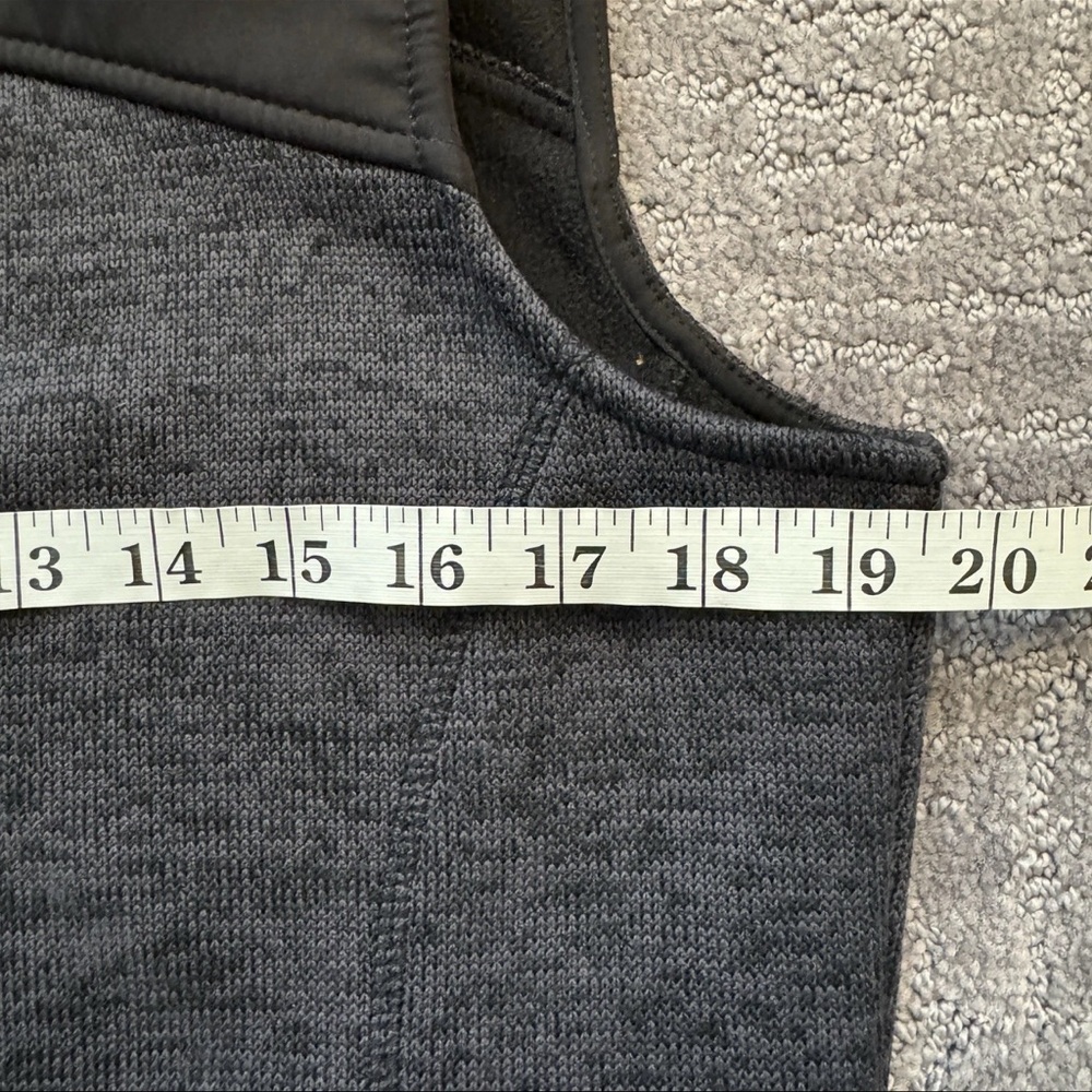 FOSSA Vest Womens Small Charcoal Gray Black Apparel District Fleece Zip Up #9949 - Picture 9 of 14